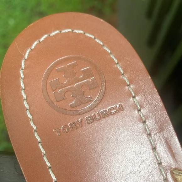 Tory Burch Tan Sandals leather Minimalist Design - Picture 3 of 6